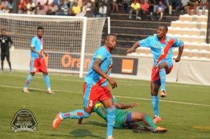 Phase du match RDC contre Cameroun à Lubumbashi