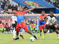 Kabananga fauché lors du match Ghana - RDC